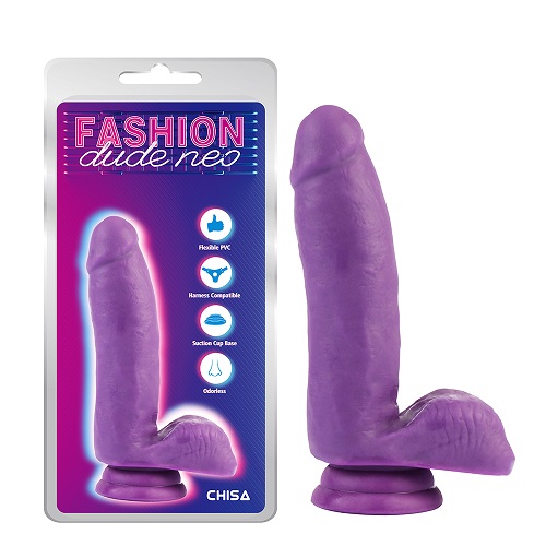 6,7'' Dual Density Cock Dildo Vijolična