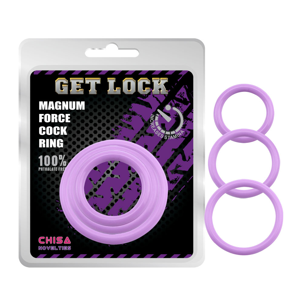 Magnum Force Cock Ring-vijoličen